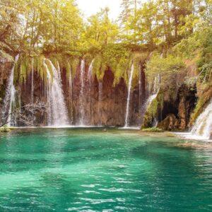Plitvice Lakes Waterfallas