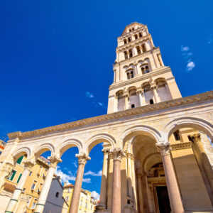 Cathedral in the Diocletian's Palace of Split city